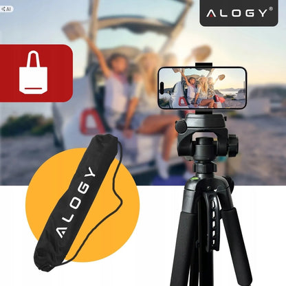 Aukštas 180 cm fotografinis trikojis fotoaparatui, kamerai ir išmaniajam telefonui su priedais