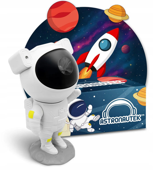 „Auto Gamma“ žvaigždžių projektorius „Astronautas“ – LED naktinė lemputė, 5-osios kartos, su nuotolinio valdymo pulteliu