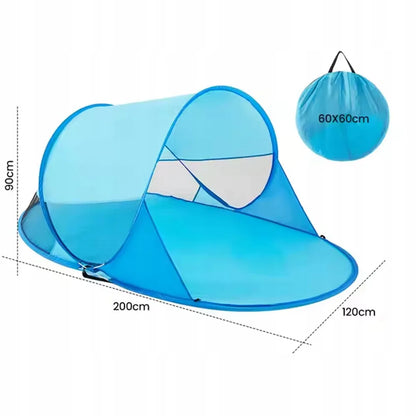 Automatinė savaime išsiskleidžianti paplūdimio palapinė POP-UP 200x120x90 cm