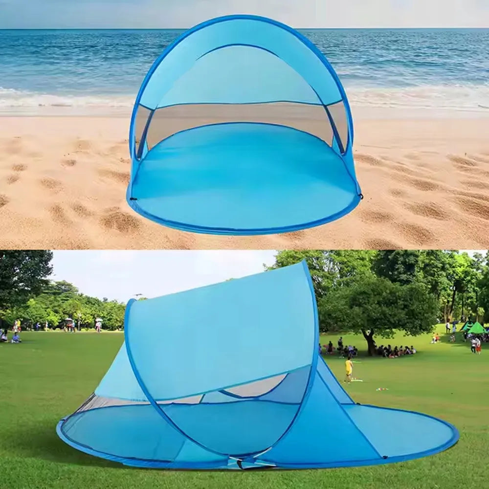 Automatinė savaime išsiskleidžianti paplūdimio palapinė POP-UP 200x120x90 cm