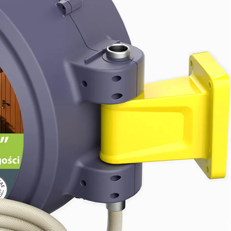 Automatinė sodo žarnos ritė 30m + 2m 1/2" su purkštuvu 8F