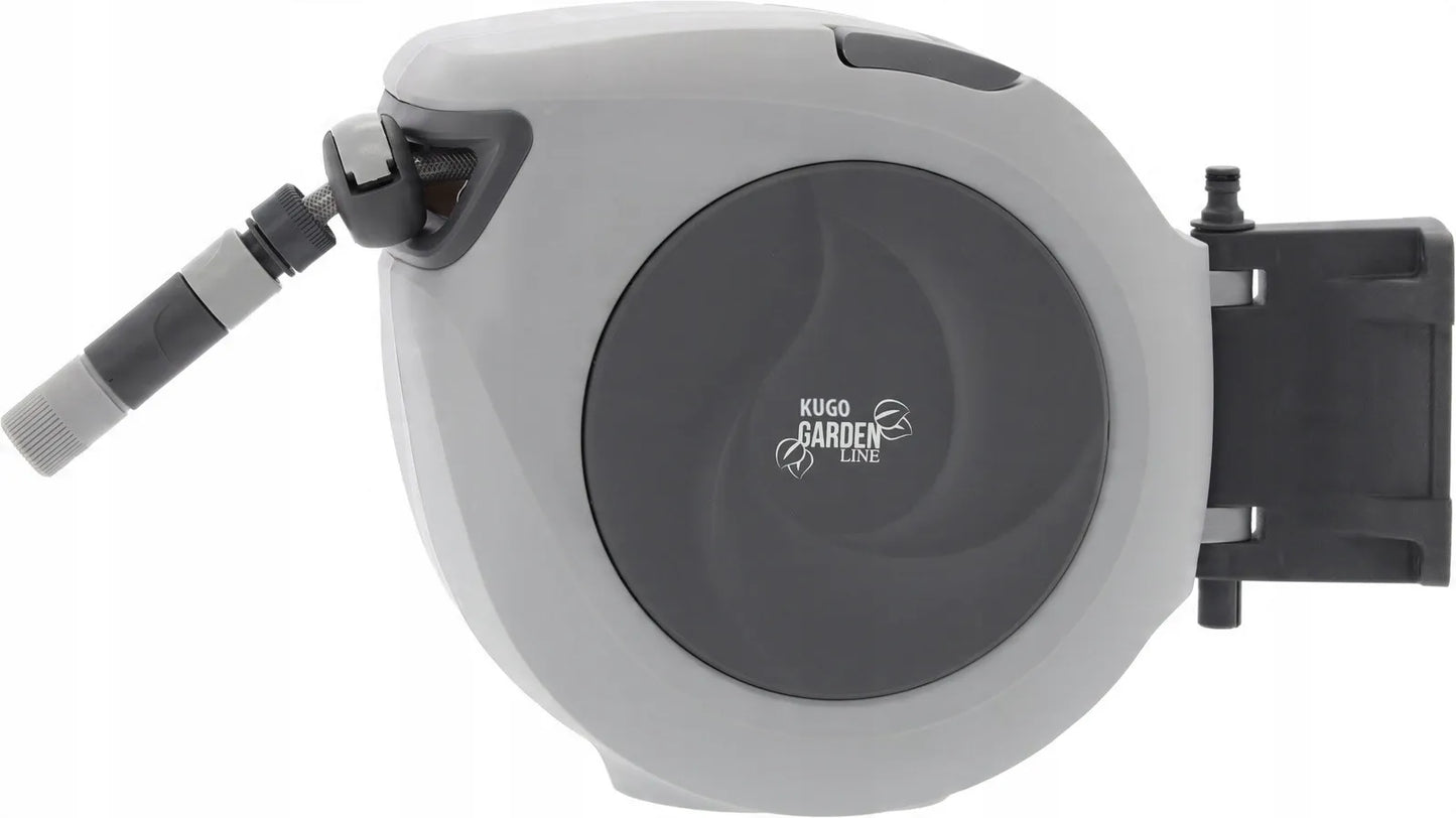 Automatinė sodo žarnos ritė su 20 m žarna ir purkštuvu 1/2"