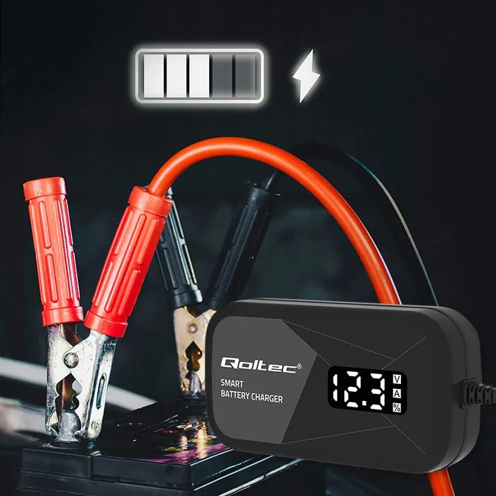 Automatinis automobilinis įkroviklis su elementų regeneravimo funkcija 12V AGM GEL