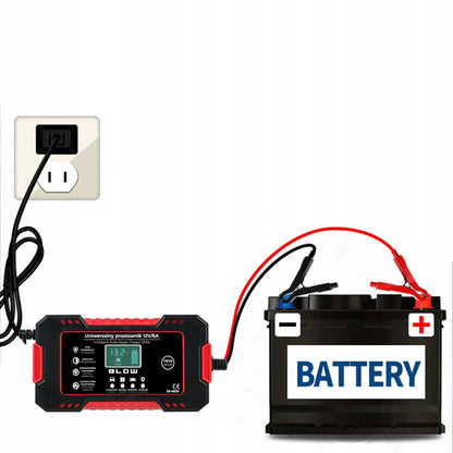 Automatinis išmanusis akumuliatoriaus įkroviklis BLOW LCD 12V 6A