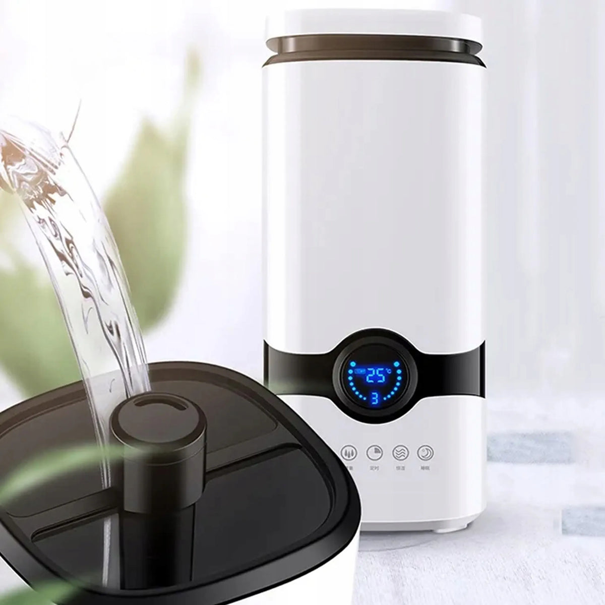 Automatinis oro drėkintuvas RETOO E682 + aromaterapija 2 viename kvapų difuzorius