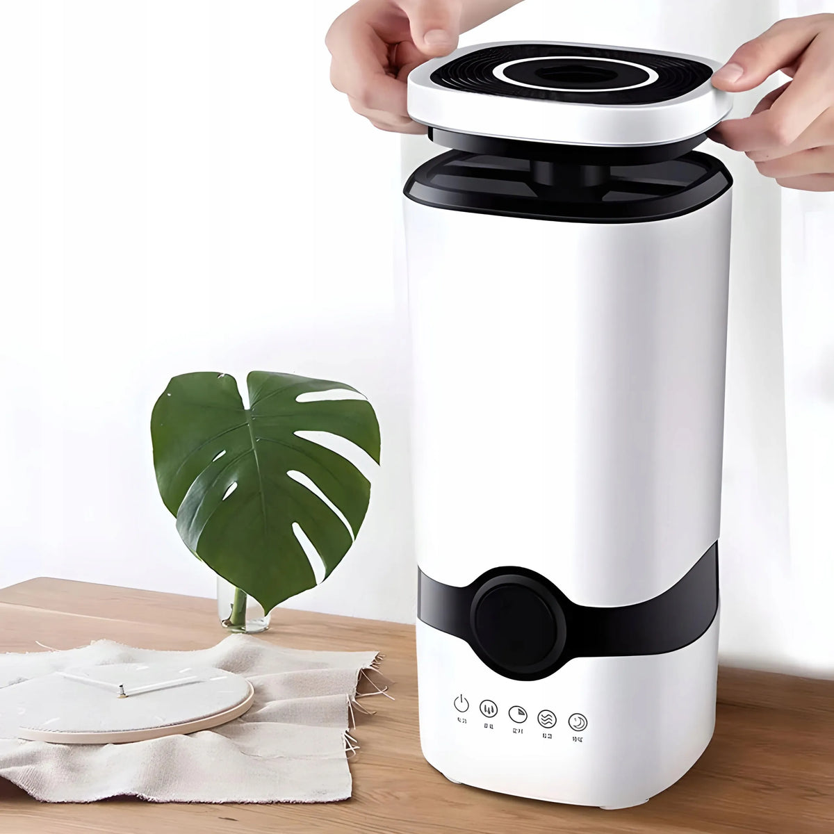 Automatinis oro drėkintuvas RETOO E682 + aromaterapija 2 viename kvapų difuzorius