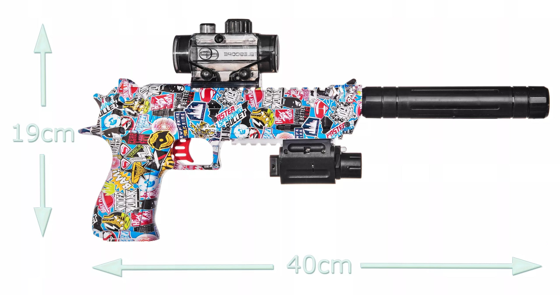 Automatinis pistoletas DEAGLE CS vandeniniams gelio rutuliukams 7-8 mm