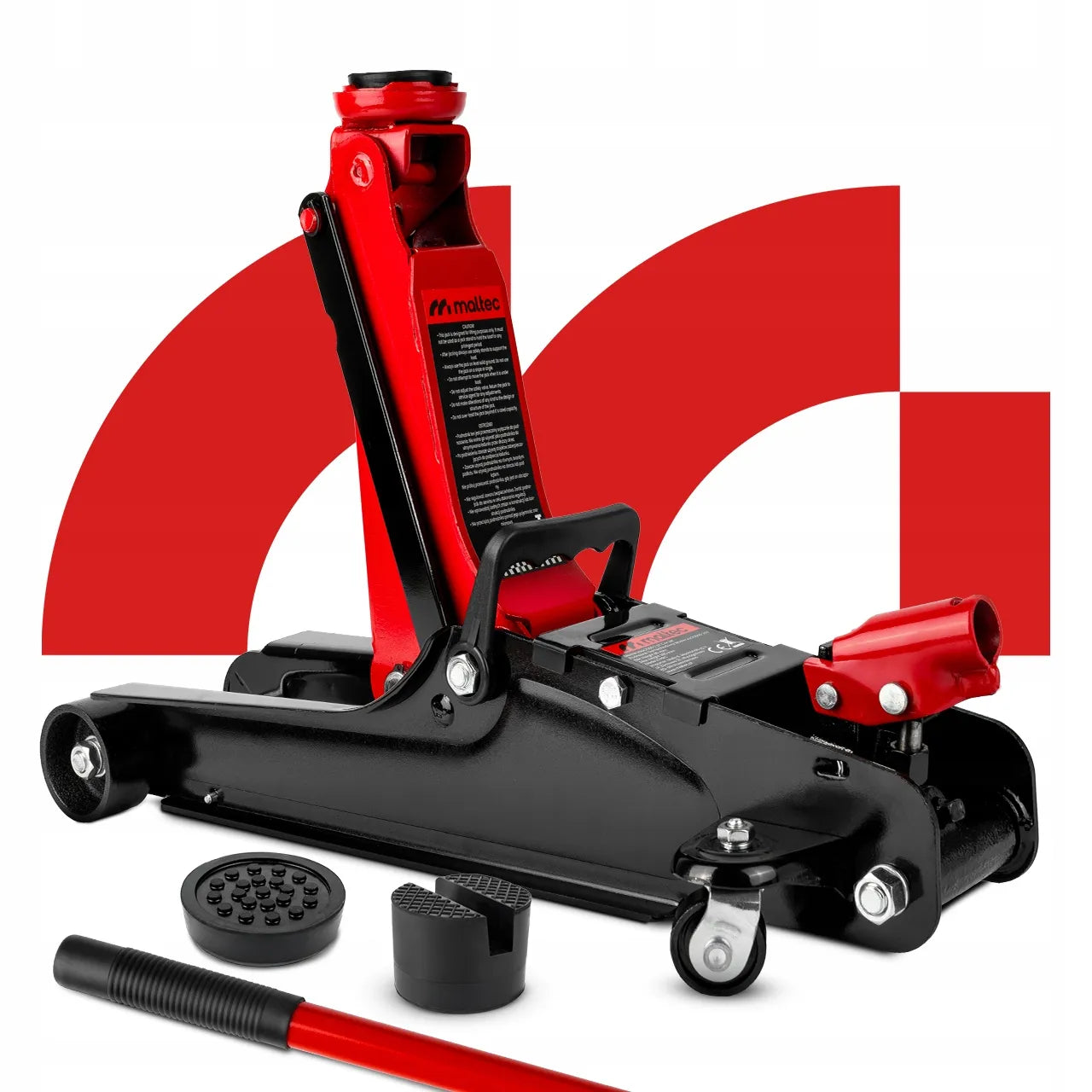 Automobilinis domkratas „žaba“ žemo profilio hidraulinis 385 mm 2,5 t