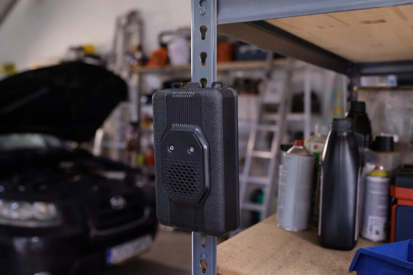 Automobilinis graužikų ir gyvūnų atbaidiklis, veikiantis baterijomis, USB arba 12V