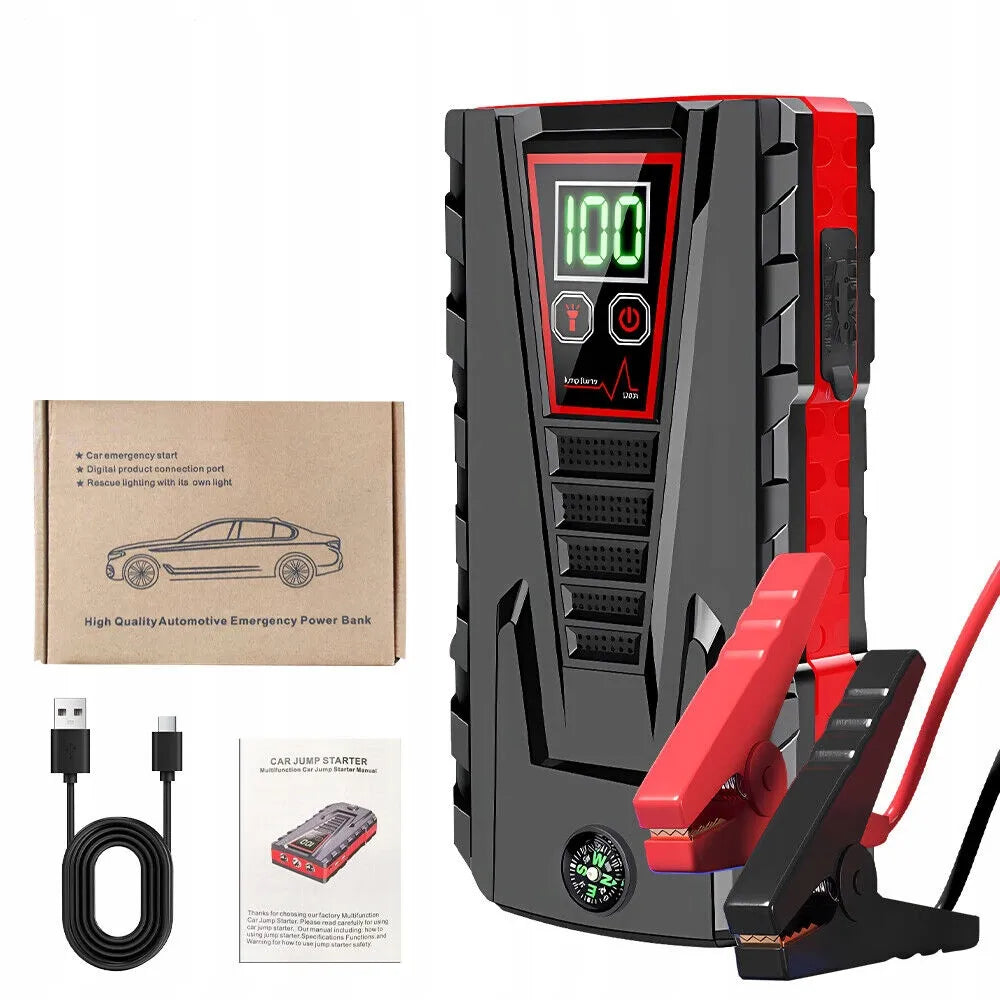 Automobilinis jump starteris 99800mAh boosteris maitinimo bankas 12V 600A