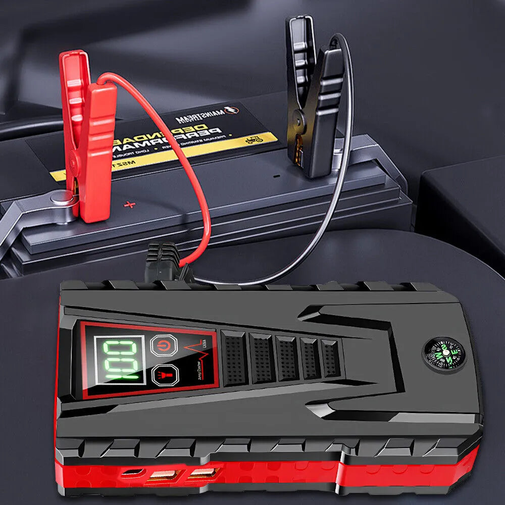 Automobilinis jump starteris 99800mAh boosteris maitinimo bankas 12V 600A