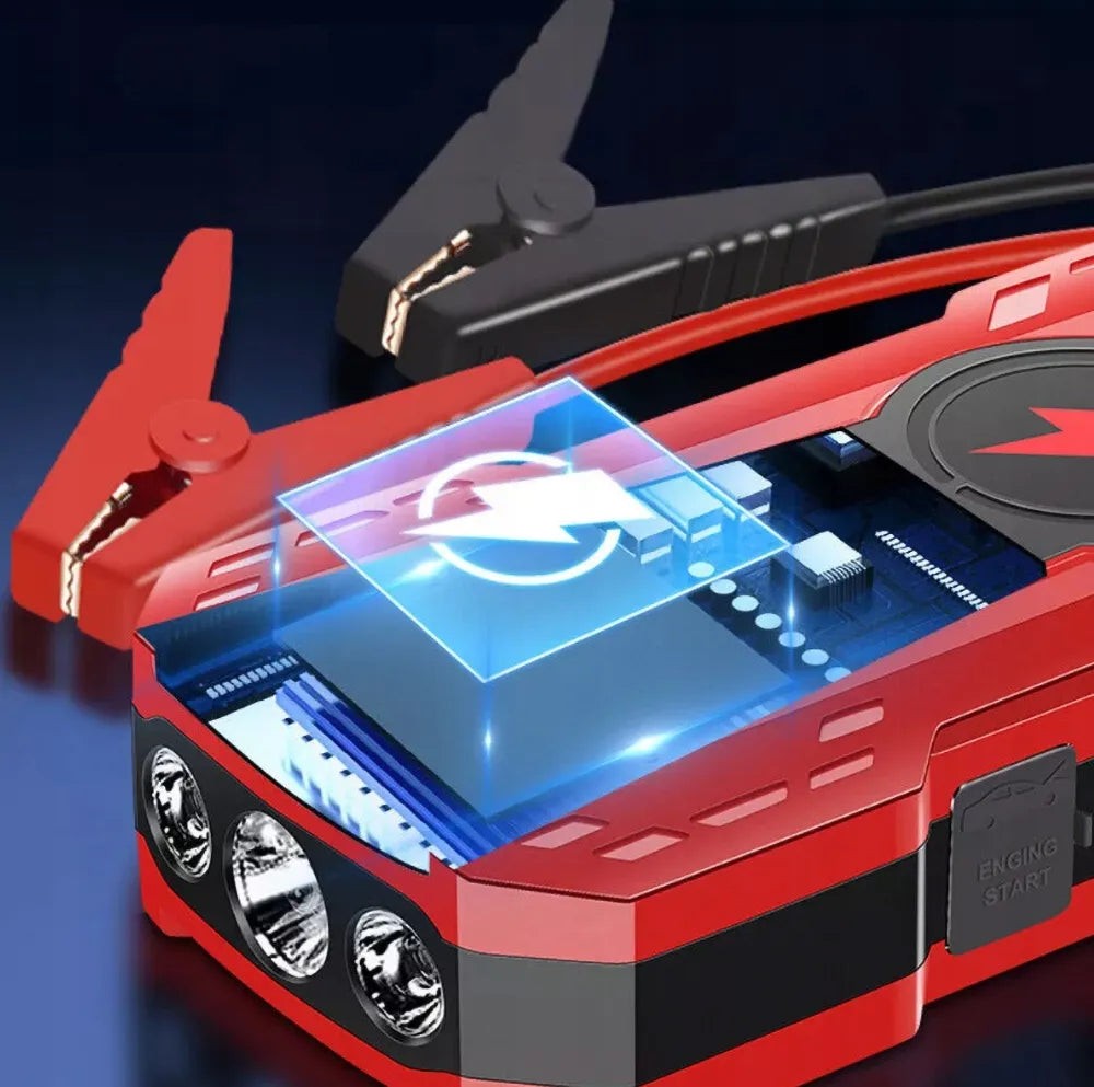 Automobilinis paleidimo įrenginys jump starter power bank automobilių užvedimui rinkinys