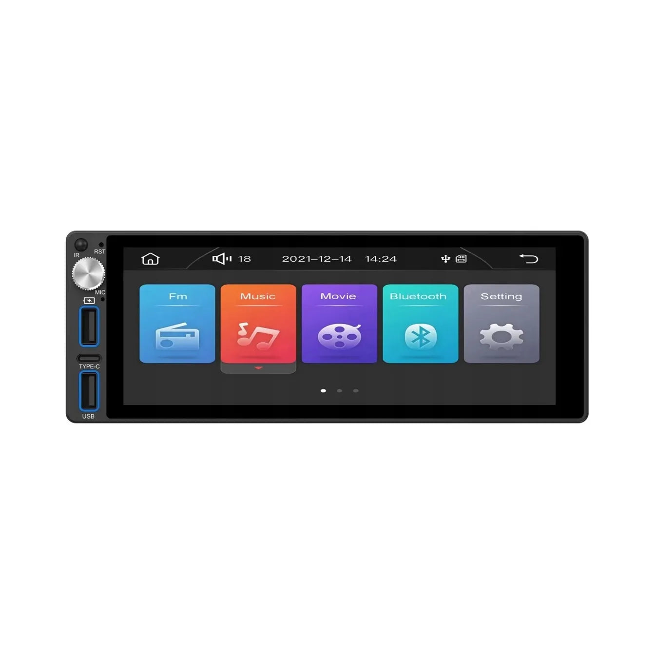 Automobilinis radijas BLOW AVH686A 1-DIN jutiklinis 6.86" Bluetooth CarPlay Android Auto