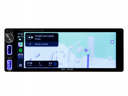 Automobilinis radijas BLOW AVH686A 1-DIN jutiklinis 6.86" Bluetooth CarPlay Android Auto