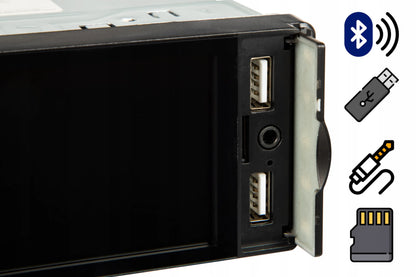 Automobilinis radijas BLOW Spider 1-DIN Bluetooth USB SD AUX jutiklinis 4 colių ekranas