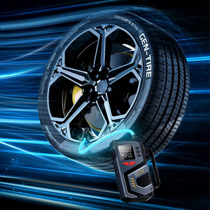 Automobilinis užvedimo įrenginys „Booster Jump Starter“ 8000mAh PowerBank kompresorius LED