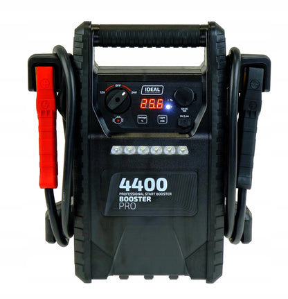 Automobilio užvedimo įrenginys BOOSTER IDEAL 4400 A 12/24V 230V
