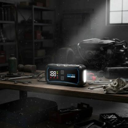 AVAPOW E5 PRO automobilinis paleidiklis 12V 12000 mAh 2000A