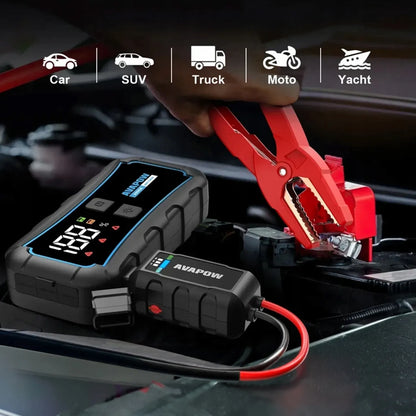 AVAPOW E5 PRO automobilinis paleidiklis 12V 12000 mAh 2000A