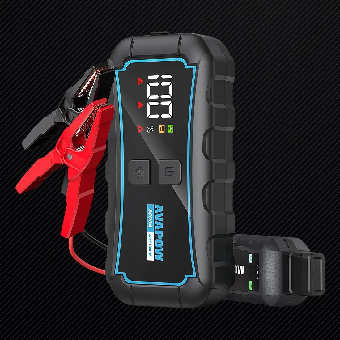 AVAPOW E5 PRO automobilinis paleidiklis 12V 12000 mAh 2000A