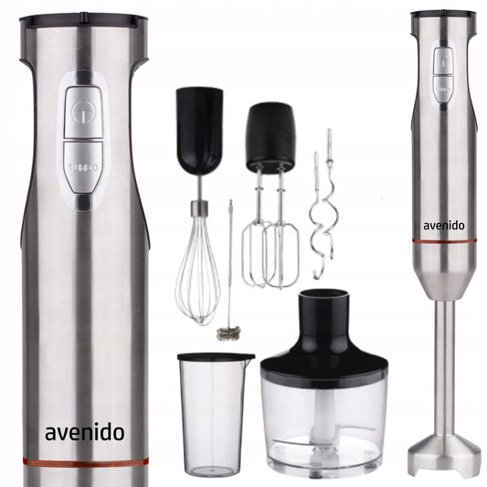„avenido AV4636“ rankinis trintuvas 1800 W su smulkintuvu ir plakimo priedais