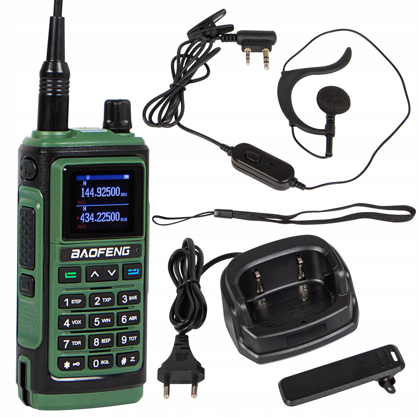 TRUMASIS RADIOTELEFONAS 2x WALKIE TALKIE BAOFENG UV-17 DIDELIO VEIKIMO NUOTOLIO