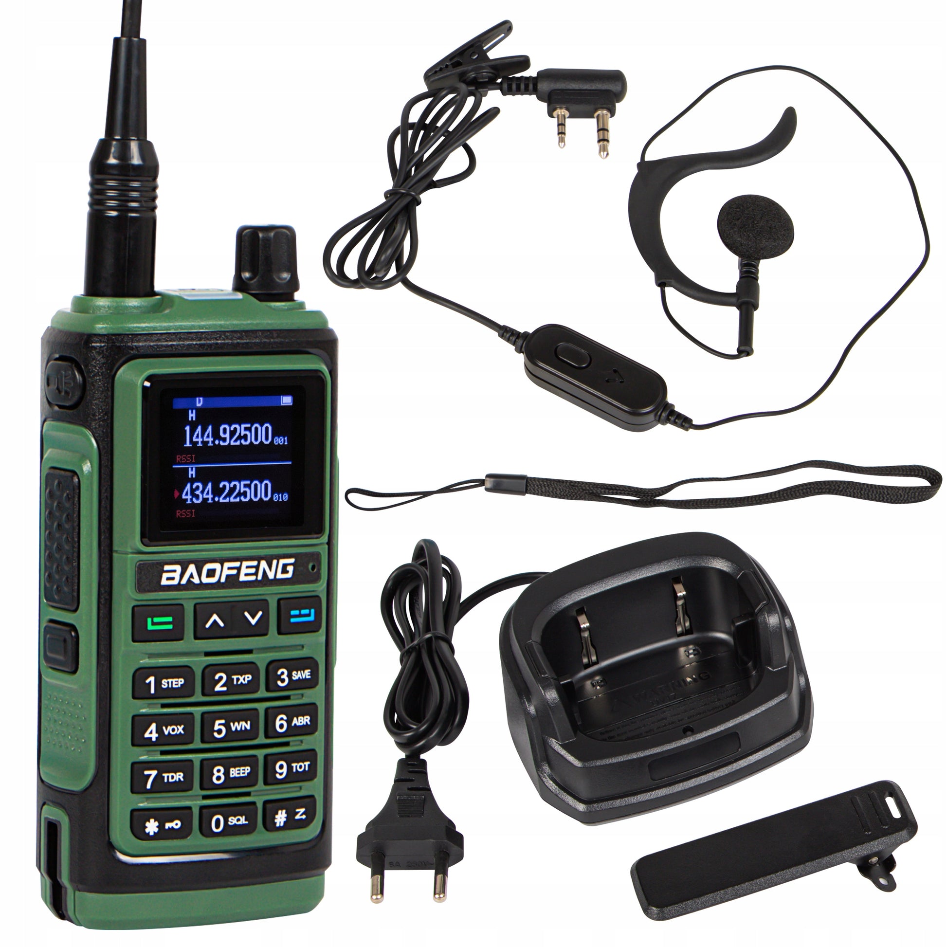 TRUMASIS RADIOTELEFONAS 2x WALKIE TALKIE BAOFENG UV-17 DIDELIO VEIKIMO NUOTOLIO