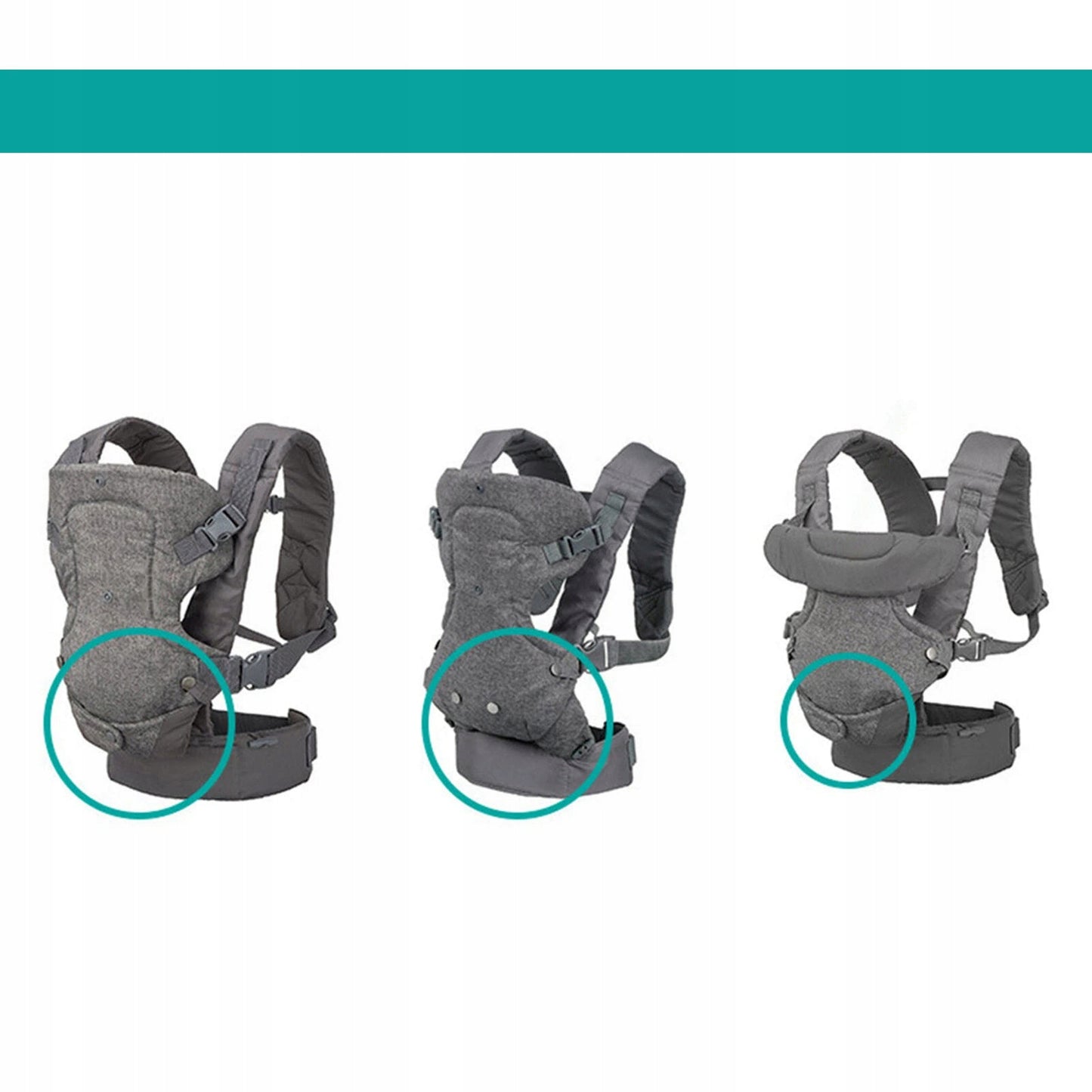 Vaikiška nešioklė 4in1 Ergonomiška nugaros ir klubų nešioklė su sėdyne