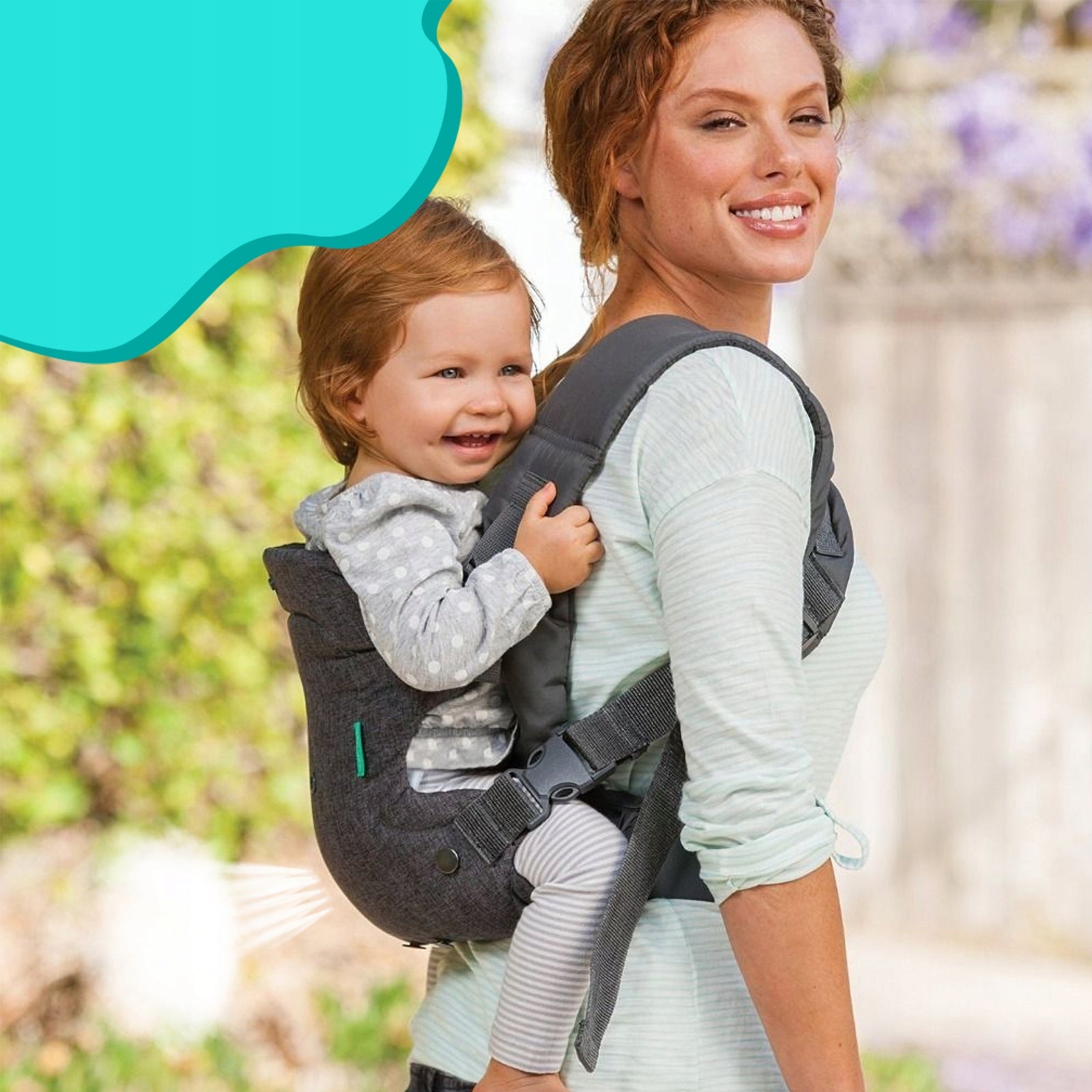 Vaikiška nešioklė 4in1 Ergonomiška nugaros ir klubų nešioklė su sėdyne