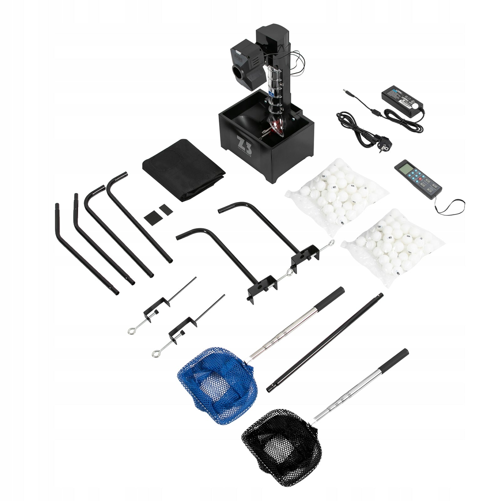 35–90 per minutę Automatinis stalo teniso kamuoliukų tiektuvas 100 kamuoliukų talpos