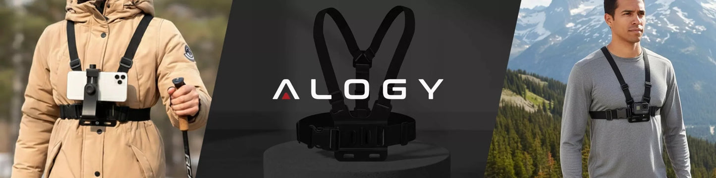 Krūtinės diržai, laikiklis telefonui ir GoPro kamerai