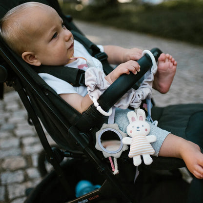 BABYONO edukacinis sensorinis žaislas-kabykla vežimėliui, lovelei ir automobilinei kėdutei „Nature“