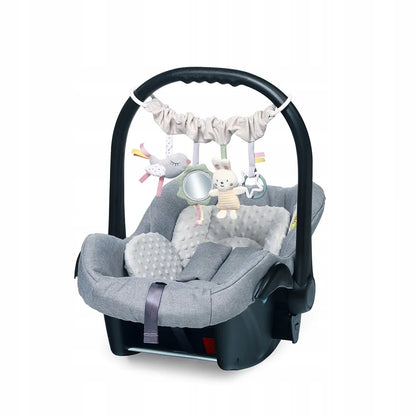 BABYONO edukacinis sensorinis žaislas-kabykla vežimėliui, lovelei ir automobilinei kėdutei „Nature“