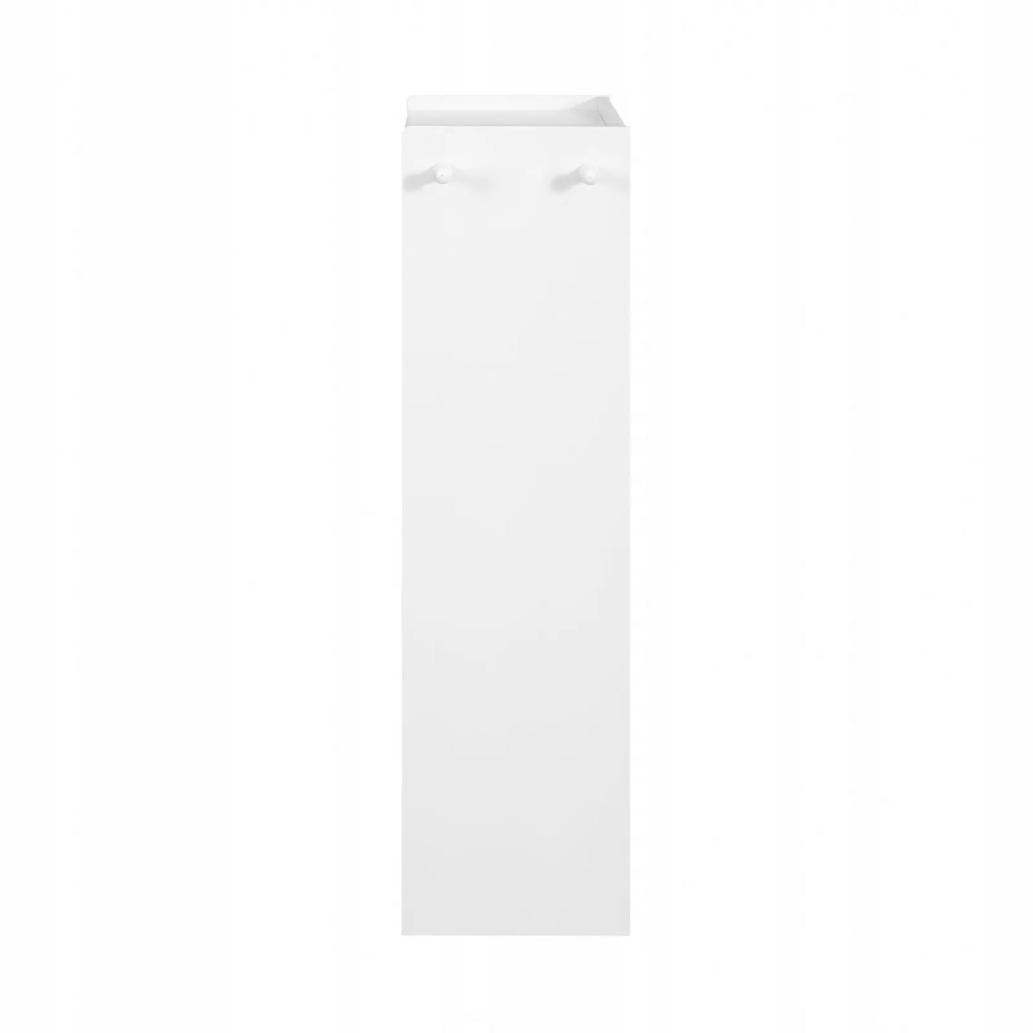 Balta batų spintelė su 3 stalčiais, prieškambario komoda 55x30x112cm FSR108-W