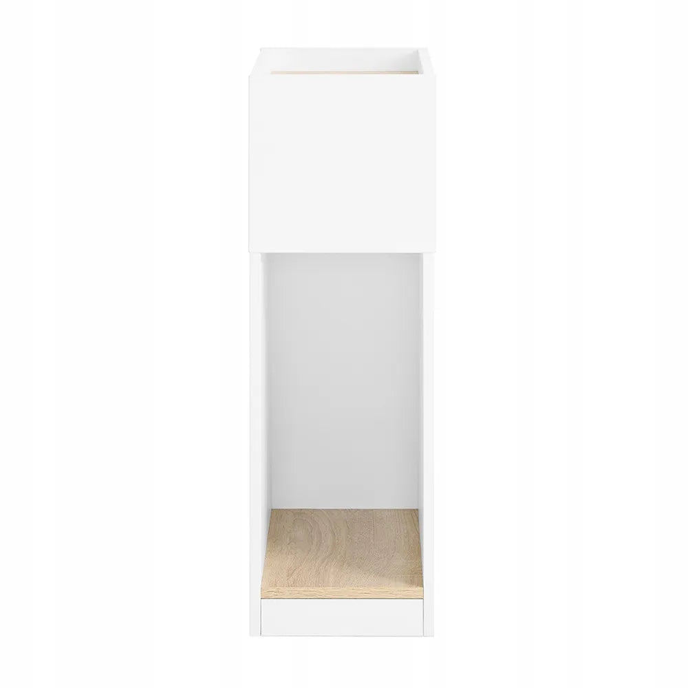 Balta naktinė spintelė „SoBuy“ su lentyna, 20 × 60 × 35 cm, FBT171-WN