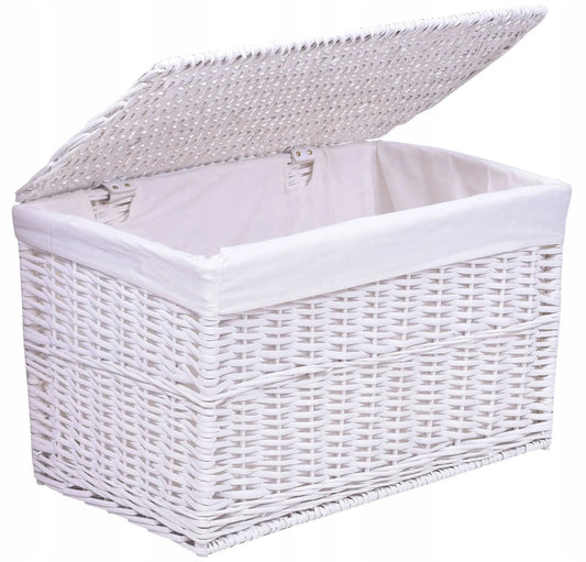 Balta pintinė skrynia „Gockowiak“, 65 l
