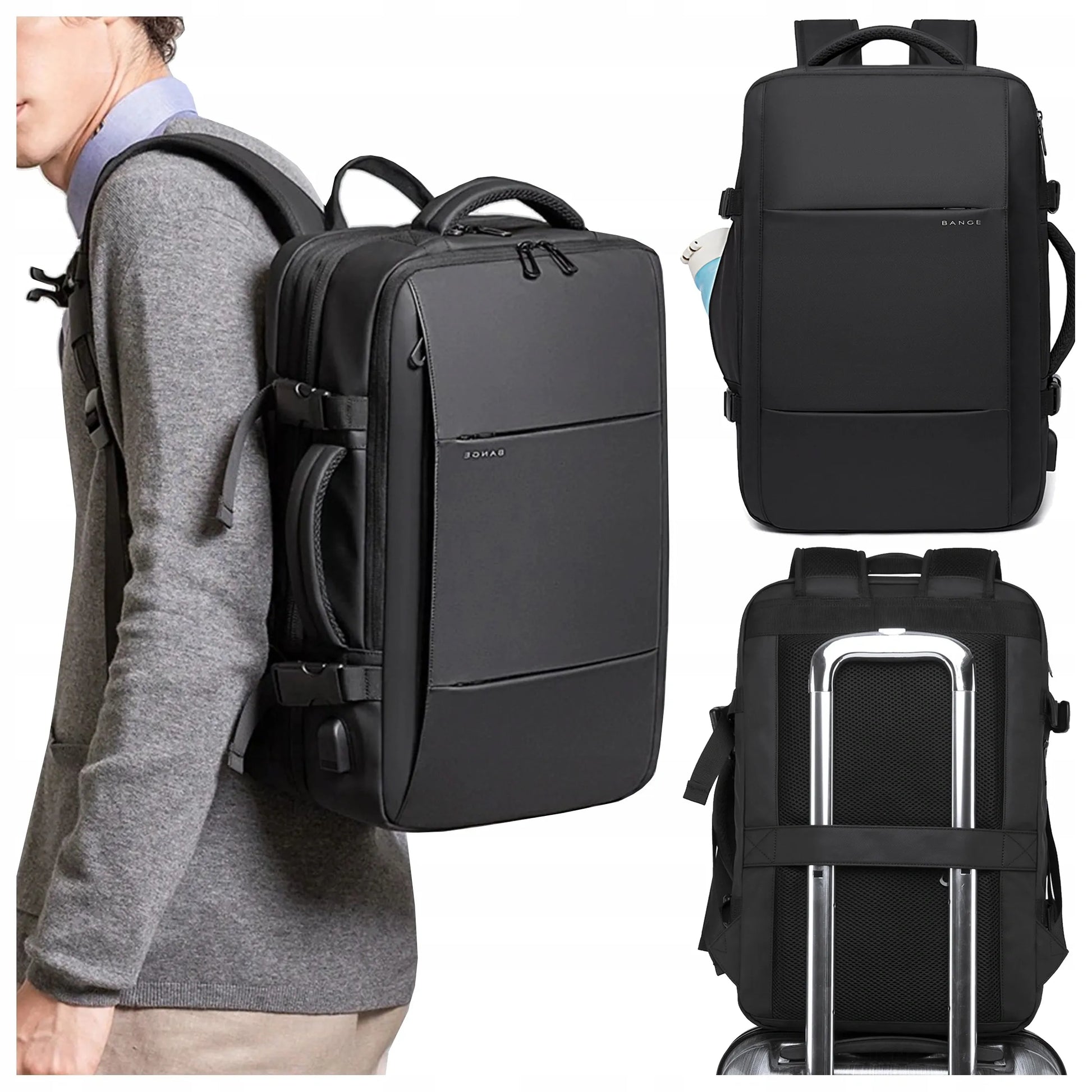 Bange TravelExpand™ kelioninė kuprinė 45L nešiojamam kompiuteriui su USB