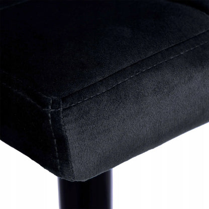 Baro kėdė Arako Black juodas veliūras