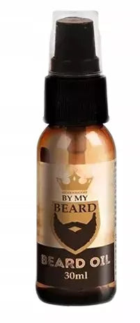 Barzdos priežiūros rinkinys „By My Beard“ su šernų šerių šepečiu profesionali kosmetika