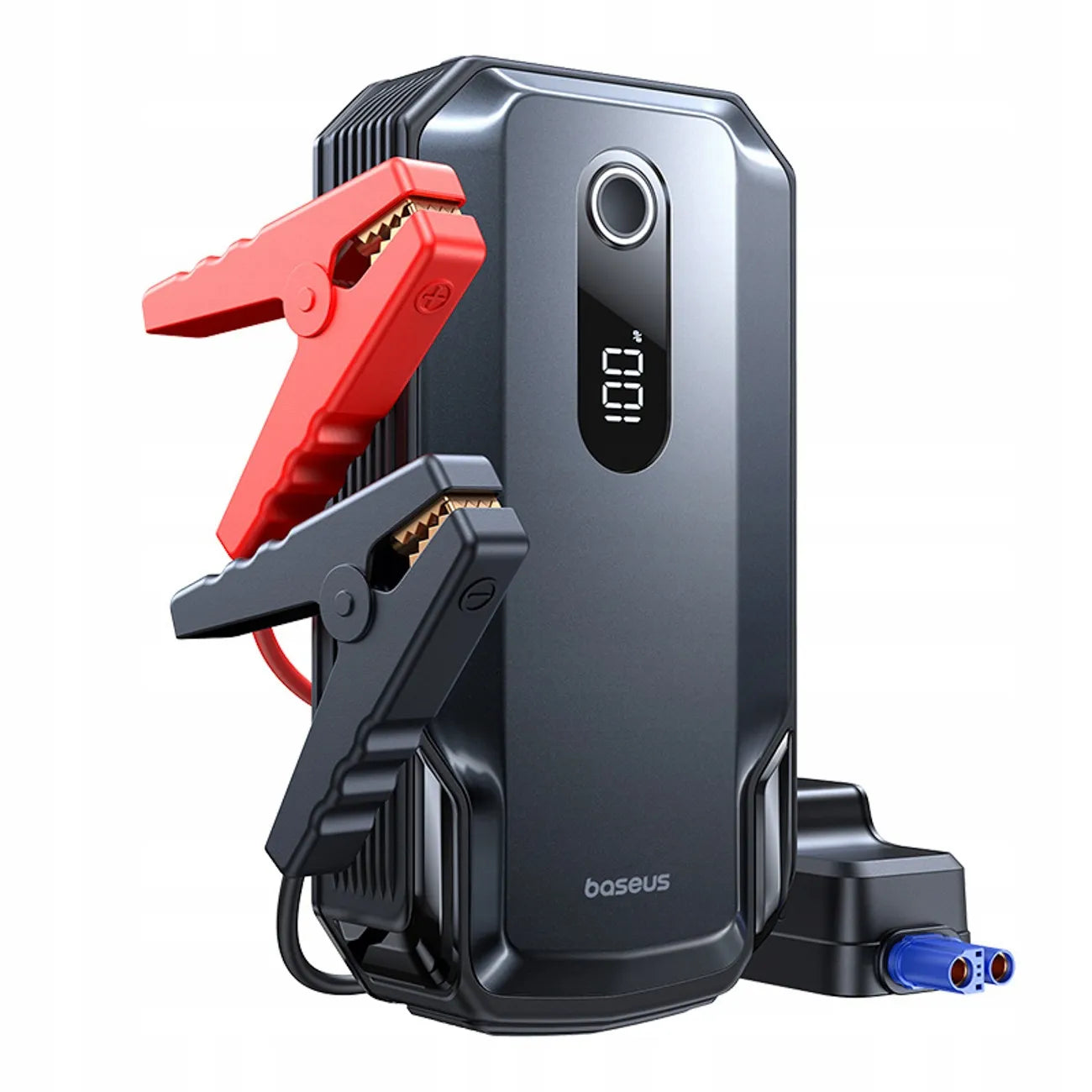 BASEUS automobilinis paleidėjas (Jump Starter) 20000 mAh 12V 8000A su gnybtais ir žibintuvėliu