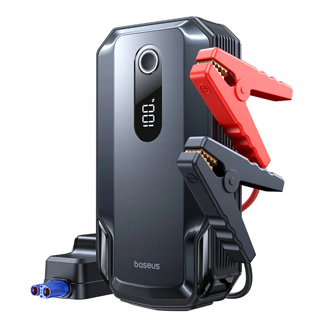 BASEUS automobilinis paleidėjas (Jump Starter) 20000 mAh 12V 8000A su gnybtais ir žibintuvėliu