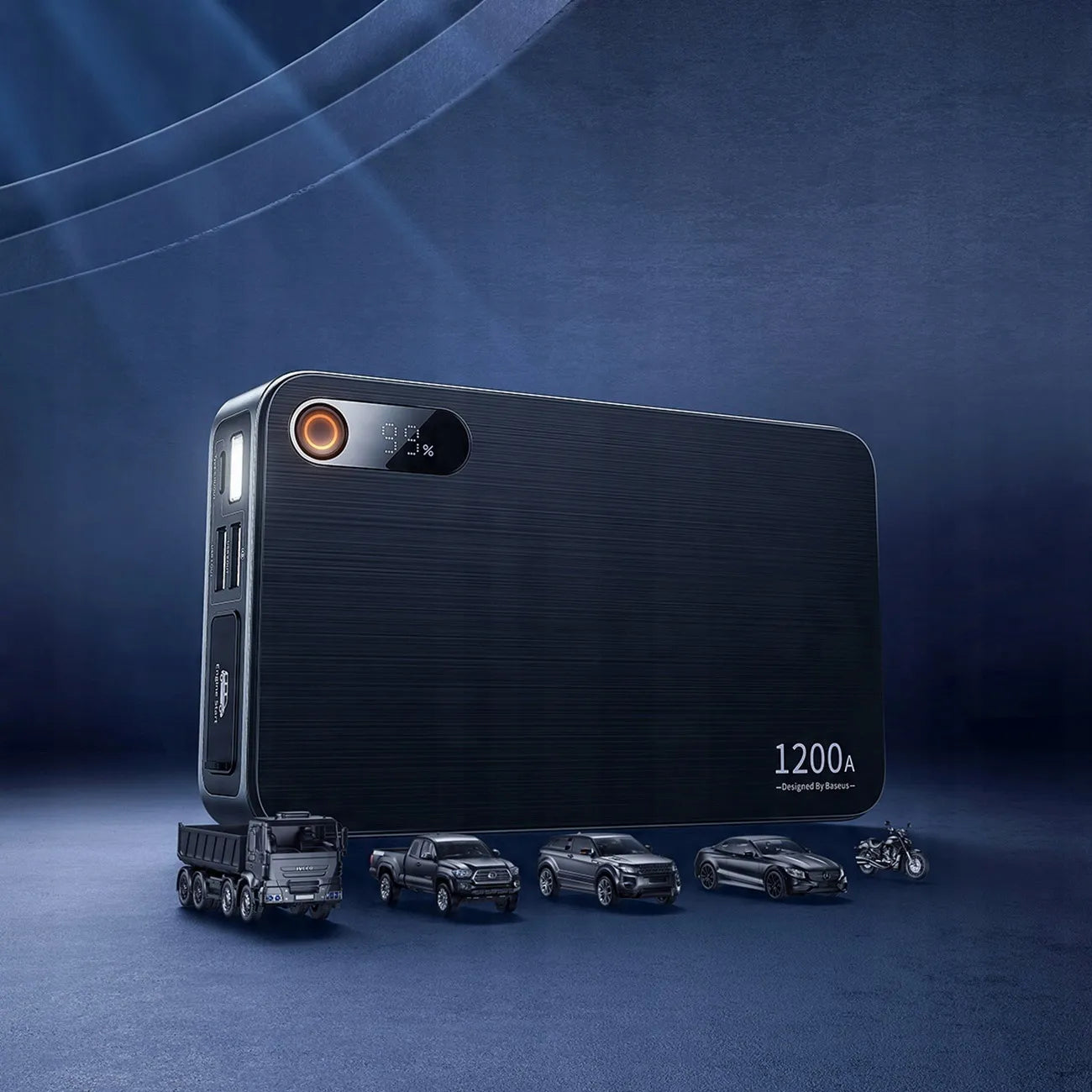 BASEUS automobilinis paleidimo įrenginys 12000mAh Power Bank