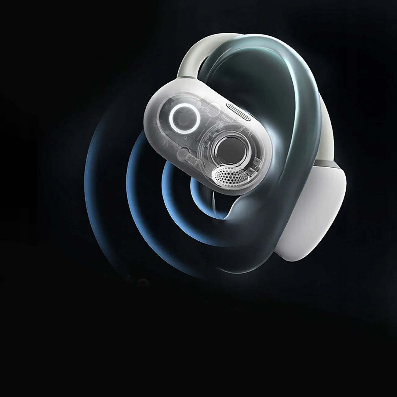 BASEUS Eli Sport 1 belaidės ausinės su laikikliais už ausų, Bluetooth 5.3, OWS