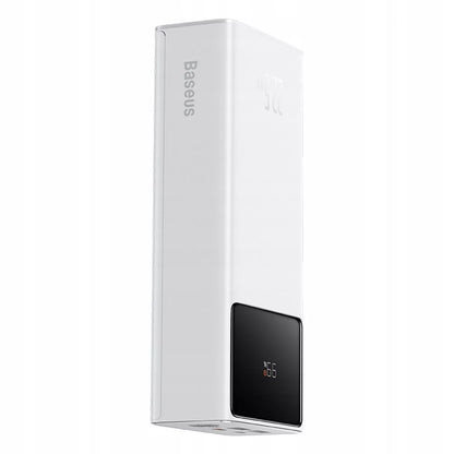 BASEUS EnerFill FP41 30000mAh 22.5W nešiojamas įkroviklis su USB-C laidu - baltas