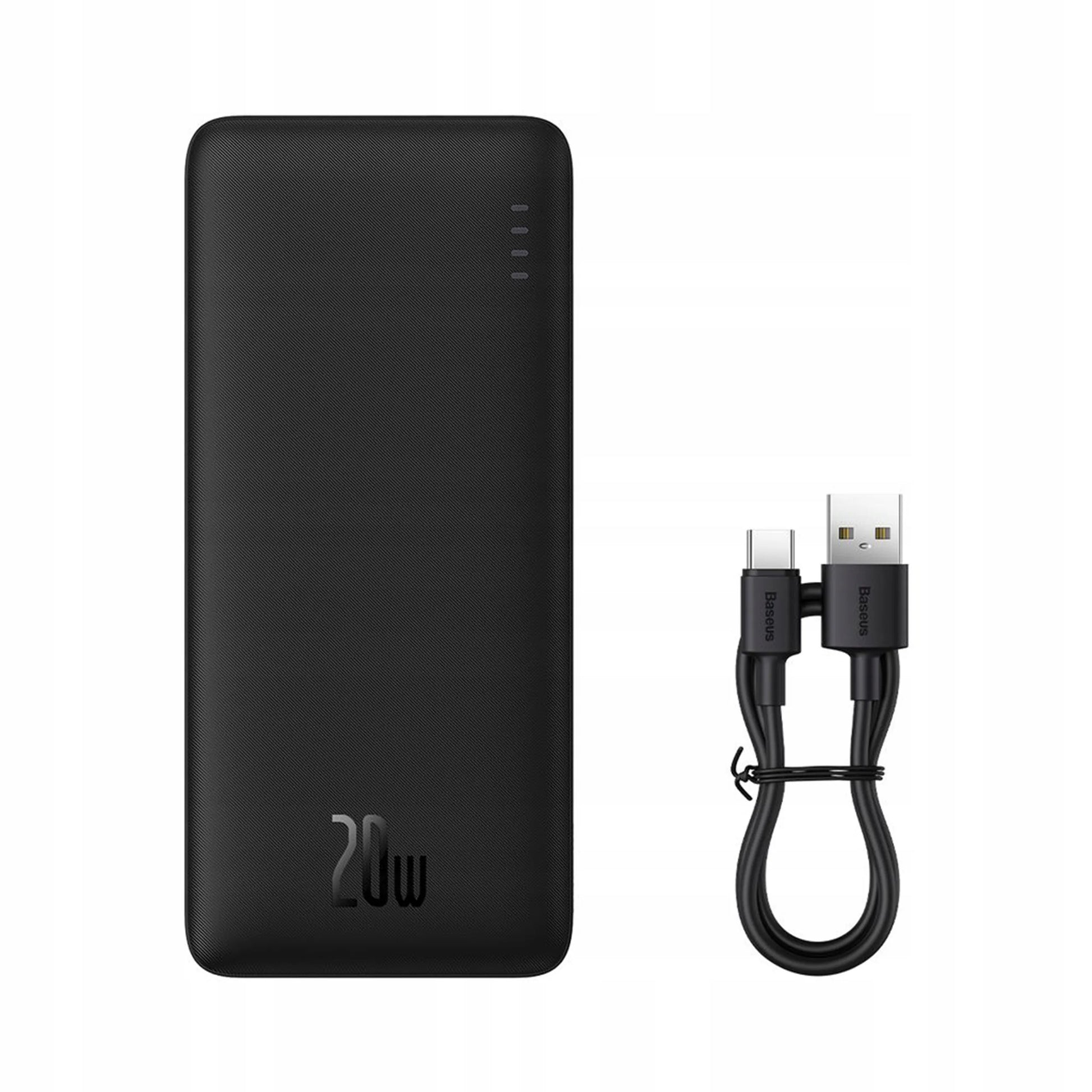 BASEUS išorinė baterija (power bank) su greitu įkrovimu 30000mAh 20W USB-C USB-A su laidu
