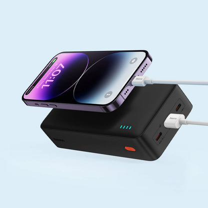 BASEUS išorinė baterija (power bank) su greitu įkrovimu 30000mAh 20W USB-C USB-A su laidu