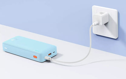 BASEUS išorinė baterija (power bank) su greituoju įkrovimu 20000mAh 20W USB-C USB-A su laidu