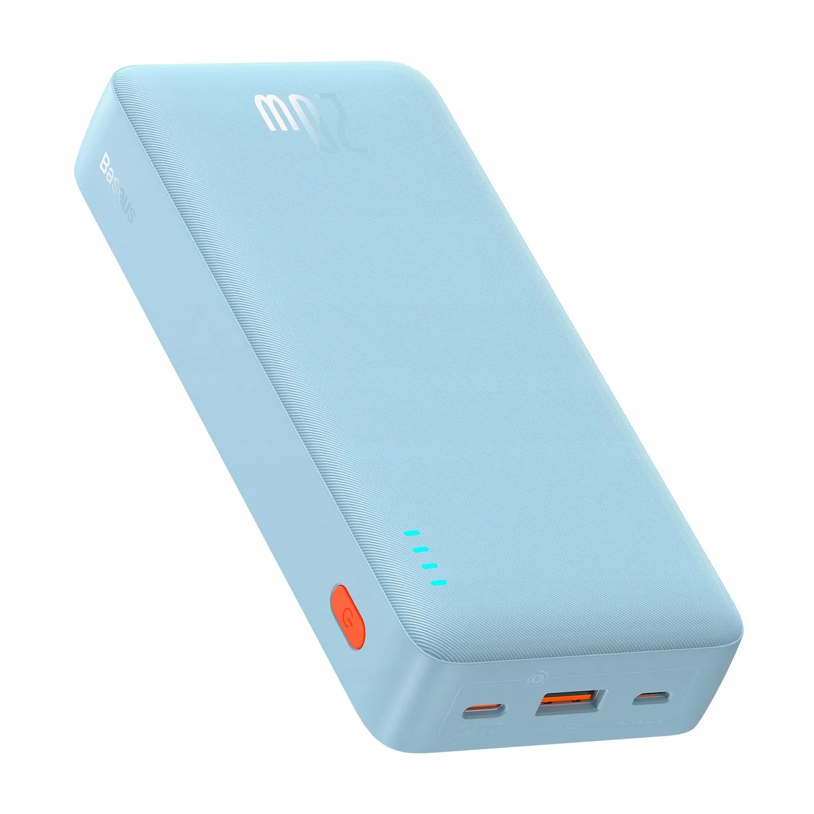 BASEUS išorinė baterija (power bank) su greituoju įkrovimu 20000mAh 20W USB-C USB-A su laidu