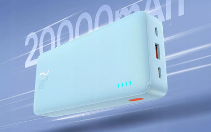 BASEUS išorinė baterija (power bank) su greituoju įkrovimu 20000mAh 20W USB-C USB-A su laidu