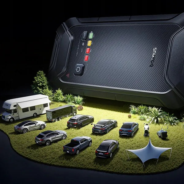 Baseus PrimeTrip VJ1 12000mAh automobilinis užvediklis (boosteris) su gnybtais